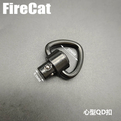 Airsoft Tactical Metal QD Sling Mount for MLOK Rail Quick Release Steel Push Button Attachment Points Hunting Gun Accessories