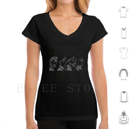 Untitled T Shirt Cotton Men DIY Print Credence Ccr Credence Clearwater Revival Vintage Studio Retro Music Deadhead Vinyl Tape