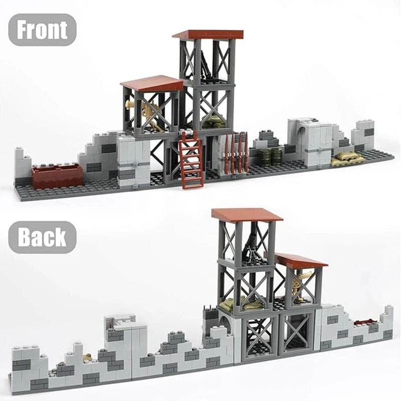 Army Frontier Barracks Building Block Set