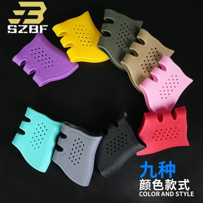 Tactical Rubber Grip Cover Handle Glove Fit AR15 HK416 G17 G18 G19 Weapon Anti Slip Protect Cover Airsoft Hunting Accessories