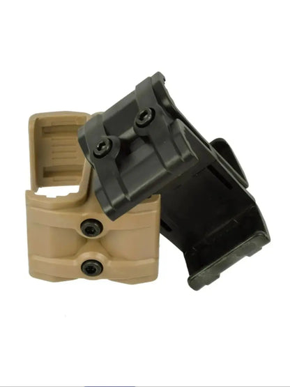 New Dual Magazine Multifunction Coupler Polyester Clip Pouch AR15 M4 MAG59 Outdoor Coupler Clamp Parallel Link Hunting Gear