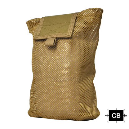 Collapsible MOLLE Dump Pouch for Empty Magazines Airsoft & Paintball Tactical Gear Folding Hunting Accessory - SINAIRSOFT