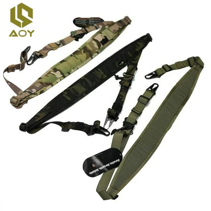 Tactical GEAR Rifle Multifunctional Sling Strap Removable Modular 2/1 Point Sling Padded Airsoft AR15 Hunting Weapo Accessories