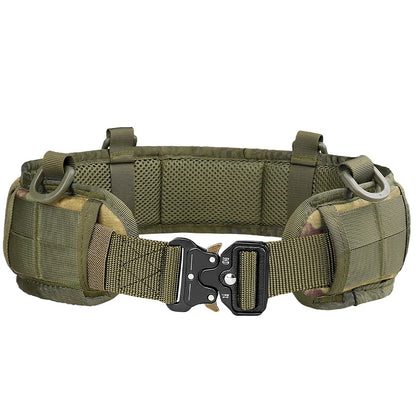 Tactical Padded Belt Airsoft CS Combat Molle Airsoft Belts Tactical Vest Duty Paintball Waist Belt War Game Hunting Accessories