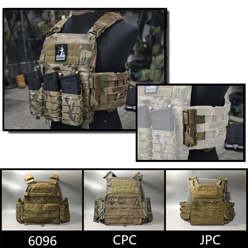DMGear Tactical Cummerbund Buckle Jpc Cpc 6094 4020 Airsoft Magnetic Vest Gear Hunting Equipment Quick Release Molle Accessory