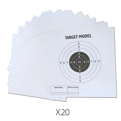 H0TOutdoor Airsoft Target with Trap Net Catcher, Stand and Paper Target, for Airsoft Gun Training Shooting BB Pellets Indoor