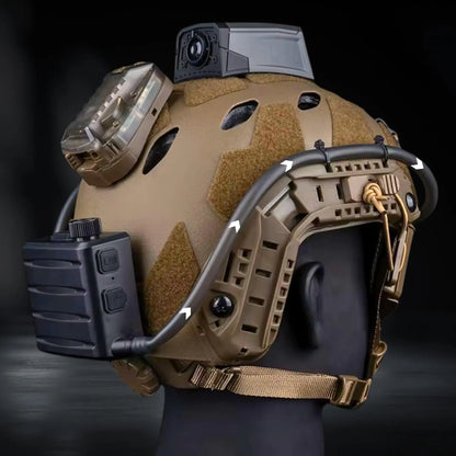 Tactical Goggles Fan Defogger Anti-Fog Kit Eyewear Air Defog for Airsoft Shooting Motocross Skiing Mountaineering Clear Vision