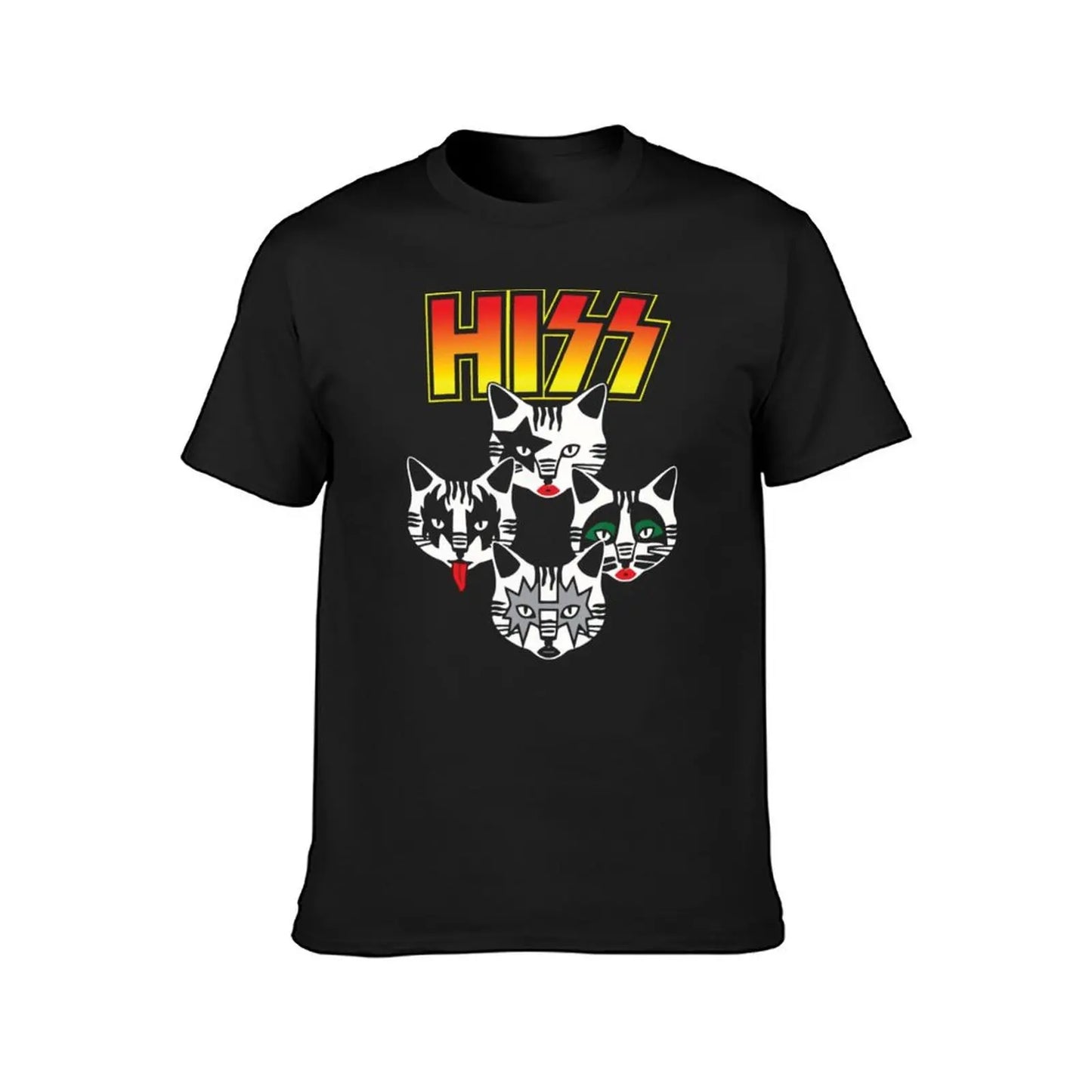 Hiss Cats Band Hiss Funny Cat Kittens Matching Gift Lover Band T-Shirt valentines clothes new edition mens funny t shirts