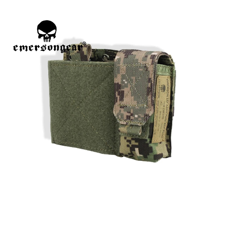 EMERSONGEAR Tactical Panel MAP Nylon Pouch Airsoft Outdoor Sport Accessory Pack Small Trekking Hunting Pocket Sport Waterproof