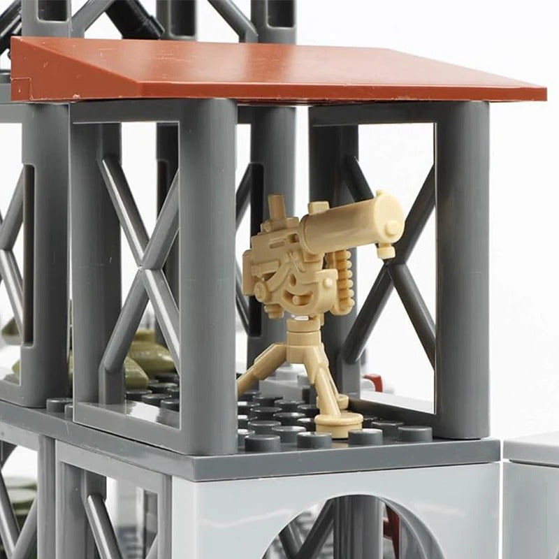 Army Frontier Barracks Building Block Set