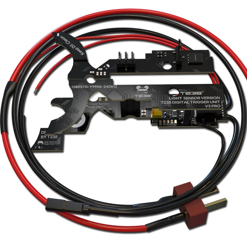 T238 V1.7 V3 PRO MOSFET ETU Optical Sensor Programmable For AIRSOFT Gel Blaster V2 Gearbox