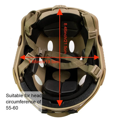 BOOIU FAST Helmet MH PJ BJ Airsoft TacticsHelmets ABS Outdoor CS Paintball Shooting Game Protective Equipment