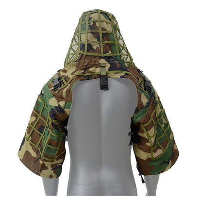 Ghillie Suit Foundation Tactical Sniper Coat Viper Hoods Camouflage Clothes For Airsoft Paintball Hunting Accessories, Ripstop