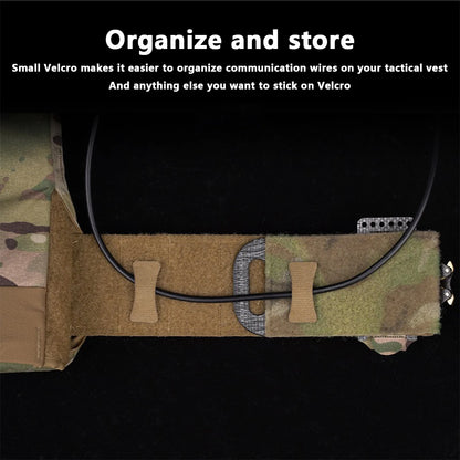 Tactical 8PCS Helmet Cable Management Kits NVG Comms Wires Cord Collected Organizer Hook&Loop Straps Hunting Airsoft Accessories