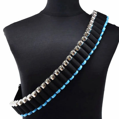 Hunting 50 30 Rounds Bandolier Belt 12 Gauge Mag Pouch Tactical Pouch Belt Holder Airsoft Accessories