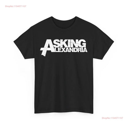 Band T Shirt Asking Alexandria English Rock Heavy Cotton Music Fan Concert Apparel  long or short sleeves