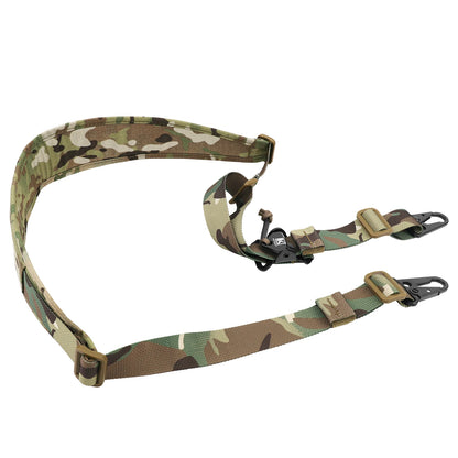 KRYDEX Tactical 2 Point Rifle Sling Hunting Gun Slingster Shoulder Strap Quick Pull Ranger Green Airsoft Hunting Accessories
