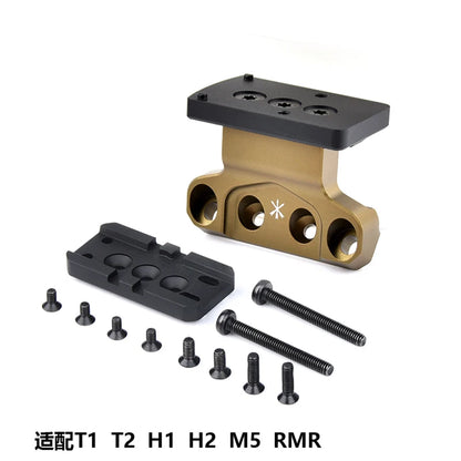 Airsoft Tactical Toy Gun Red Dot Sight Scope Mount 30mm LPVO Fast Mount with 20mm Picatiny Rail Base Accessory for AR15 Rifle