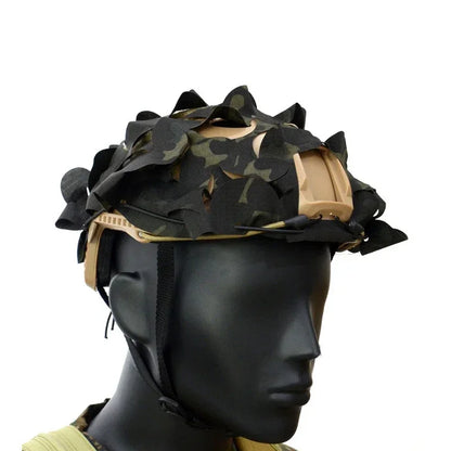 Airsoft Helmet Cover Tactical 3D Camo FAST Helmet Cover Net Gear Hunting CS Wargame Helmet Paratrooper Cover Accessories