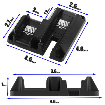 Magnet Gun Mount Holster For Glock 17/19/26 Taurus Car Concealed Universal Pistol Magnetic Holster Airsoft Accessories