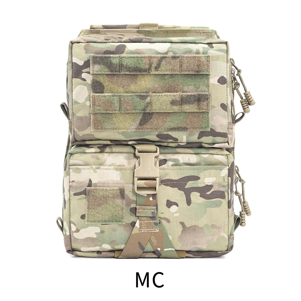 Tactical Vest Backboard Bag for Mayflower Scarab Quick Release Molle Medical Water Bag Airsoft Huting Accessory Wargame Gear