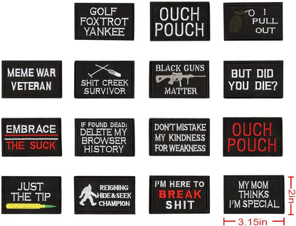 WZT 20 fun Tactical Army Morale patch full embroidery patch set-1