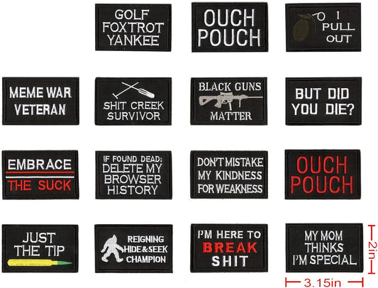 WZT 20 fun Tactical Army Morale patch full embroidery patch set-1