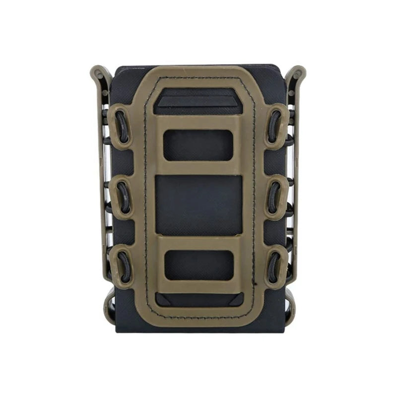 Hunting 5.56 7.62 9mm Magazine Pouch Molle Scorpion Fast Mag Quick Release AR15 Mag Holster Case Box with Molle Waist Belt Clip