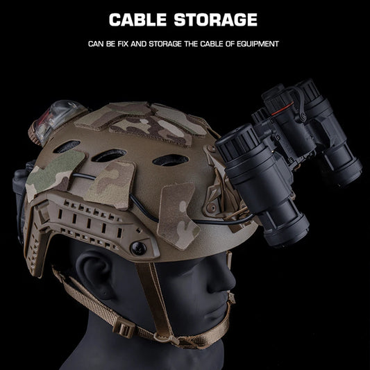 11Pcs Tactical Helmet Magic Sticker Airsoft Helmet Patches Hook and Loop  camo Sticky for FAST SF High-Cut Helmet Accessories