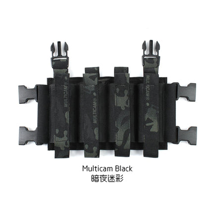 Tactical Vest MK3 MK4 JPC2.0 Chest Quadruple Magazine Insert Pouch,Vest Expansion Accessories Bag For Airsoft Hunting Shooting