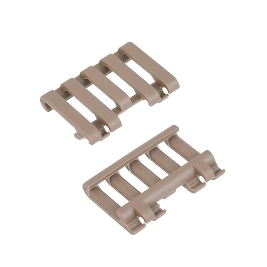 Tactical Picatinny 5 Slot Rattail Line Strip 20mm Rail Cover PEQ 15 DBAL M300 M600 Airsoft rifle Accessories Switch Wire Holder