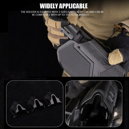 New Tactical X300U Flashlight Universal Pistol Holster Lightweight-Bearing QLS Holsters For  SIG Glock 17 19 Holster Accessories
