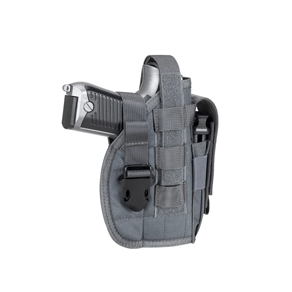 Tactical Molle Pistol Holster Right Hand Gun Holster Magzine Pouch Glock 17/1911 Airsoft Hunting Accessories