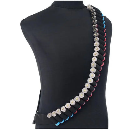 Hunting 50 30 Rounds Bandolier Belt 12 Gauge Mag Pouch Tactical Pouch Belt Holder Airsoft Accessories