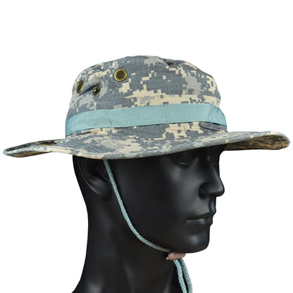Tactical Airsoft  Sniper Camouflage Boonie Hats Nepalese Cap Militares Army Mens American Military Accessories A-tacs FG