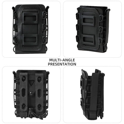 Tactical 5.56 Scorpion Soft Shell Magazine Pouch, 9mm Belt Holster, MOLLE Accessories, 7.62 Rifle Case, Glock 17 Pistol Holster
