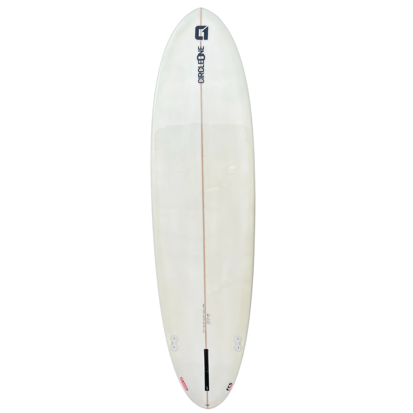 7ft 6 Southern Swells Round Tail Clear Epoxy Finish (FINS Included)