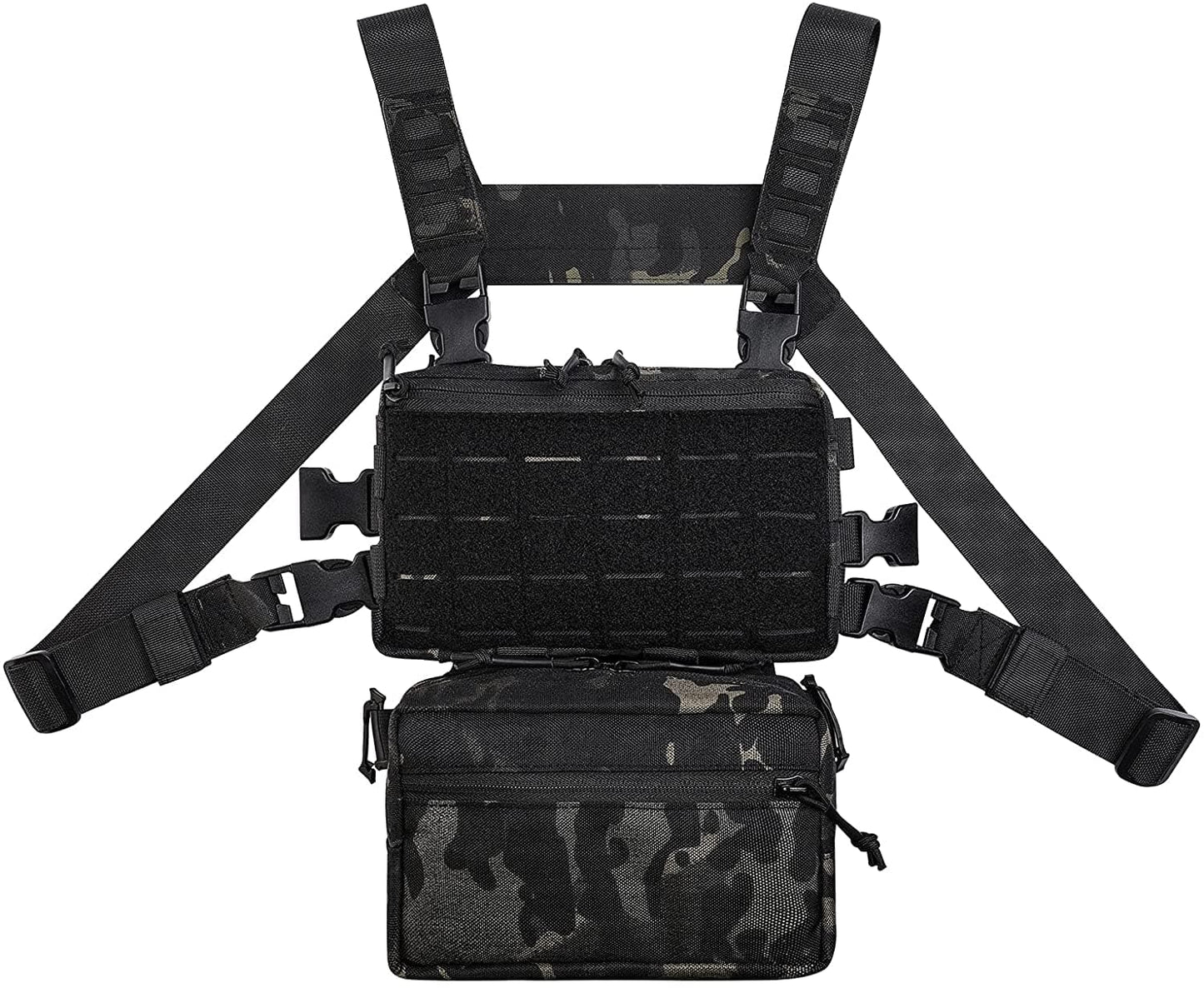 Tactical Chest Rig / Sub Abdominal Pouch Set-6