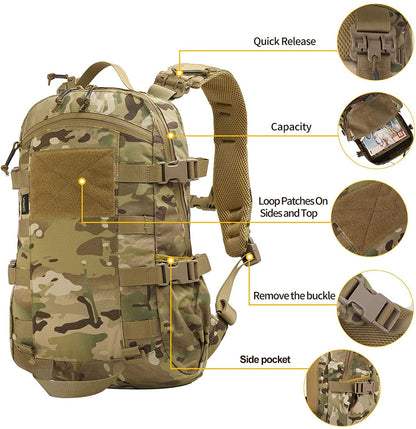 Tactical Military Outdoor Hiking Molle Rucksack Assault Pack-3