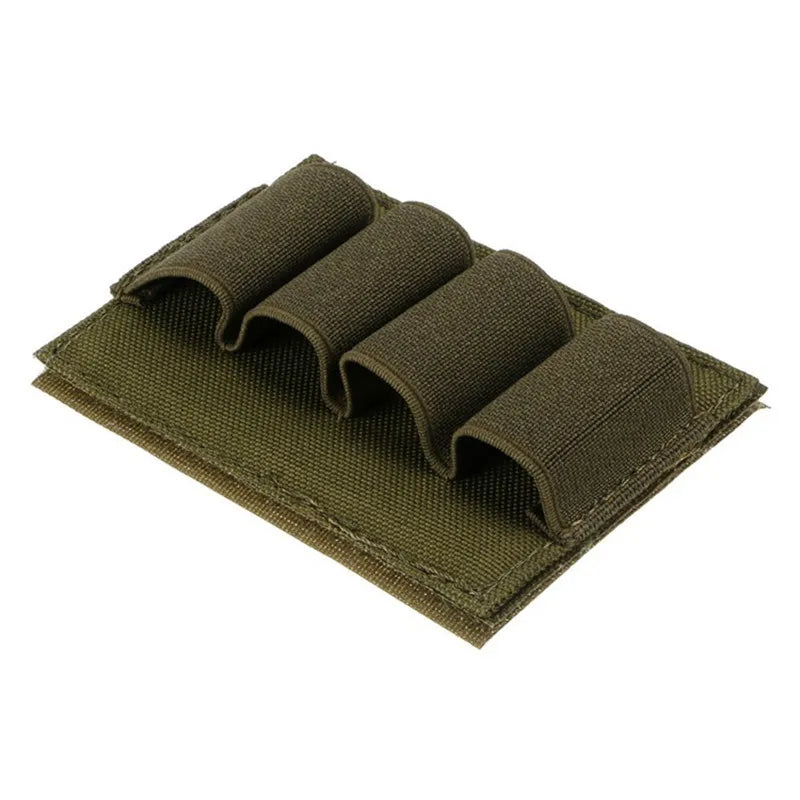 Tactical Molle Shell Holder Carrier 12GA Paintball Hunting Buttstock Airsoft Ammo Magazine Pouch