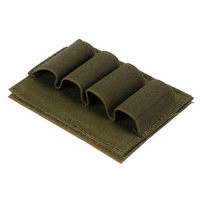 Tactical Molle Shell Holder Carrier 12GA Paintball Hunting Buttstock Airsoft Ammo Magazine Pouch