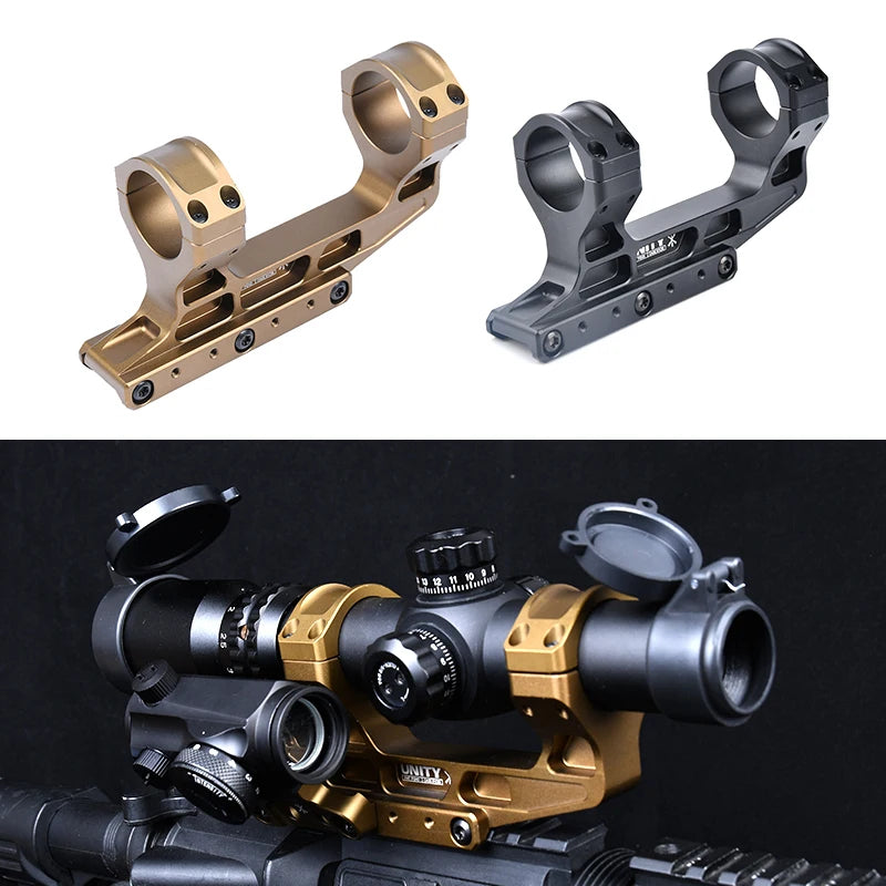 Airsoft Tactical Toy Gun Red Dot Sight Scope Mount 30mm LPVO Fast Mount with 20mm Picatiny Rail Base Accessory for AR15 Rifle