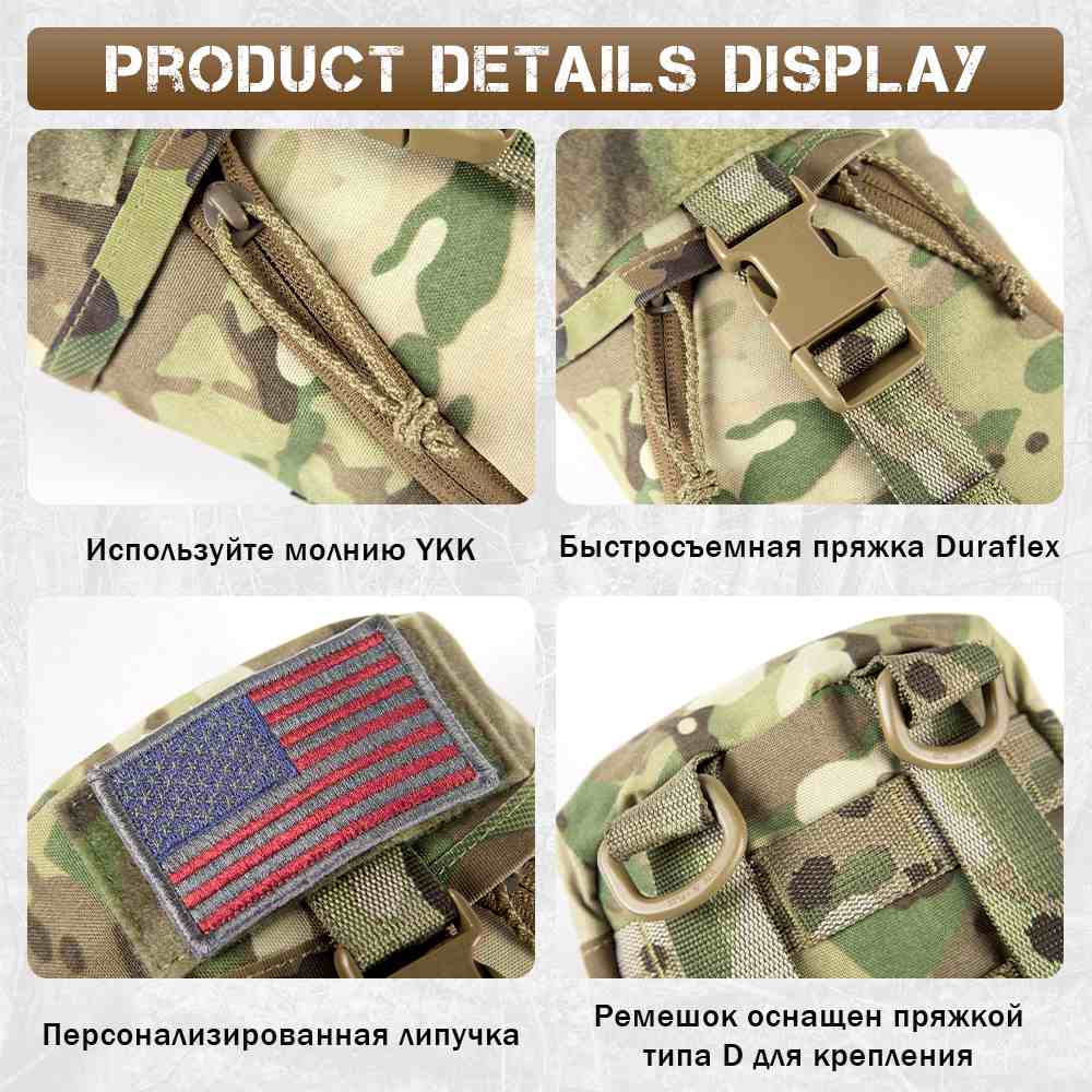 Votagoo Tactical Medical Bag Molle First Aid Kits Set Emergency Pouch IFAK Trauma Kit for Outdoor Survival-4