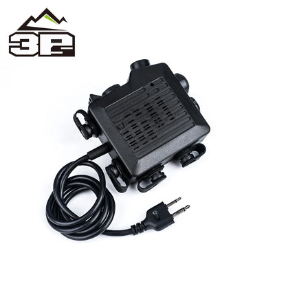 Airsoft Tactical SELEX TACMIC CT5 PTT Headset 2 Button Hunting Walkie Talkie Military Ptt  Kenwood Motorola Phone Icom
