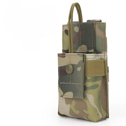1000D Nylon Tactical Universal MOLLE Walkie Talkie Bag Military Hunting Portable Airsoft Accessories Wargame CS Gear Supplies