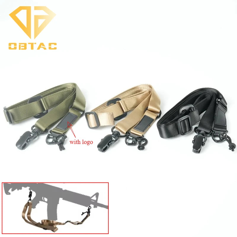 MS2 MS3 MS4 Airsoft Tactical Rifle Sling 2 Point Quick Detach Nylon Adjustable Strap Fit Outdoor Shooting Hunting Accessories