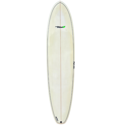 8ft Southern Swells Round Tail Clear Epoxy Finish (FINS Included)