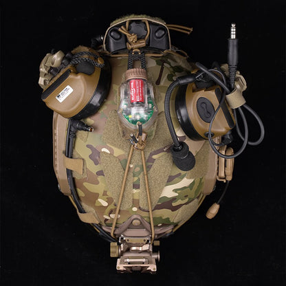 Tactical 8PCS Helmet Cable Management Kits NVG Comms Wires Cord Collected Organizer Hook&Loop Straps Hunting Airsoft Accessories