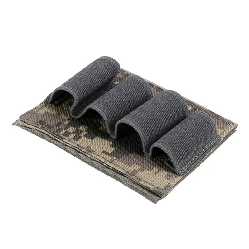 Tactical Molle Shell Holder Carrier 12GA Paintball Hunting Buttstock Airsoft Ammo Magazine Pouch
