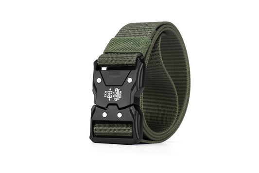 Men's Tactical Belt Canvas Woven Breathable Belt Durable Outdoor Belt Ideal Gift Choice